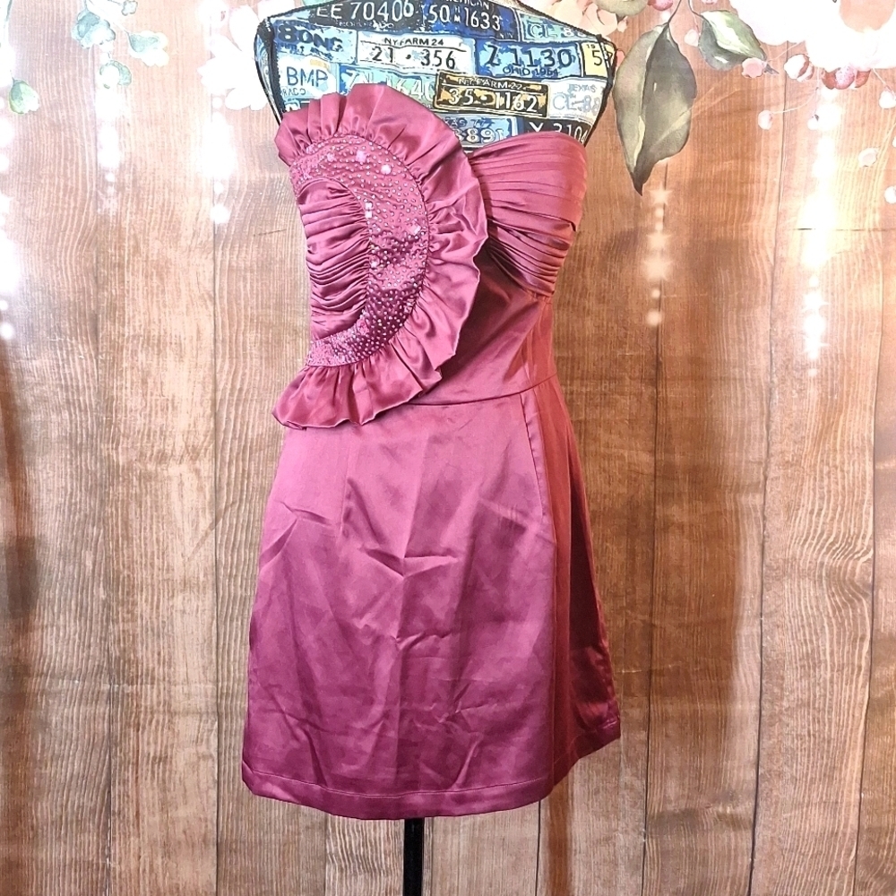 MISS KELLY 1999 SIZE MEDIUM STRAPLESS COCKTAIL DRESS NWOT